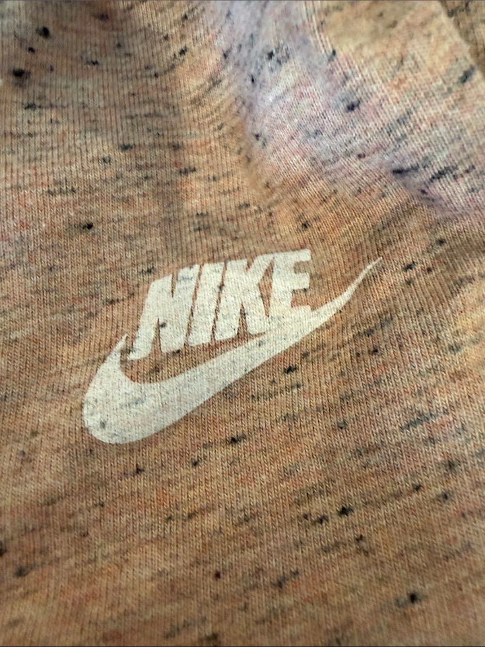 Nike Brown Speckled Drawstring Athletic Shorts - Picture 3 of 3